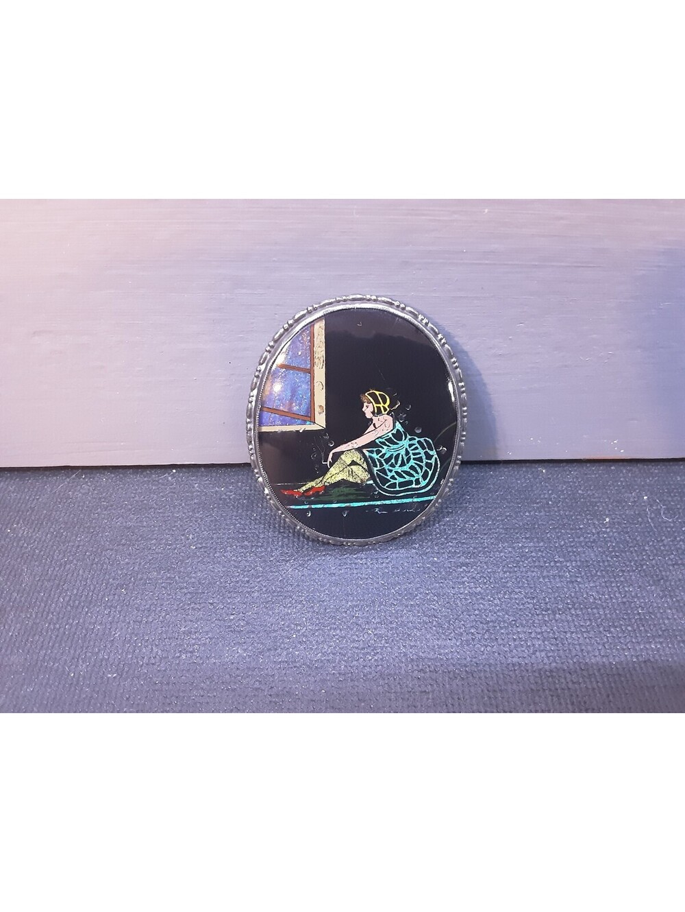 Butterfly Wing Brooch Sterling Silver England